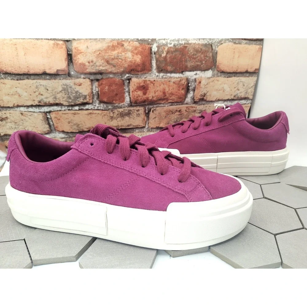Converse CTAS Cruise Ox Quantum Violet Suede Platform Sneakers Men 11.5 Women 13 - Picture 2 of 12